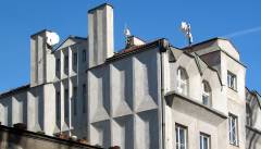Eine Ikone des Kubismus:<br />die Villa Kovarovic. Meisterhaftes Spiel von Licht und Schatten.