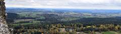 Burgblick auf den Oberpfälzer Wald