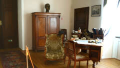 Erinnerung an einen ungeleibten Job: Karel Capeks Arbeitszimmer in Schloss Chyse
