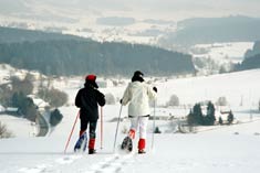 Dreiländereck - Schneeschuhwandern ins Tal
