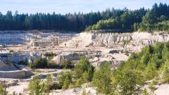 Kaolin-Steinbruch bei Tirschenreuth