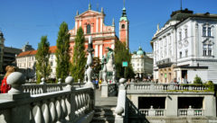 Ljubljana, eine heitere Mischung aus Barock und klassischer Architektur