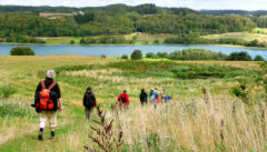 Die Kaschubei. Wiesen, Seen und kleine Hügel formen ein ideales Wanderngebiet.