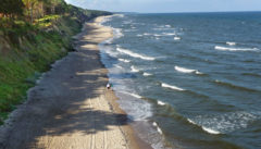 Die Ewigkeit des Meeres: Blick auf den Strand von Hoff.