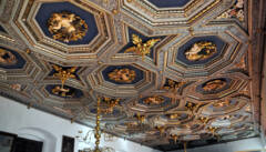 Der "Goldene Saal" im Schloss von Telc: Manieristische Renaissance