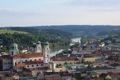 Blick von NO auf Passau - Inn-aufwärts 